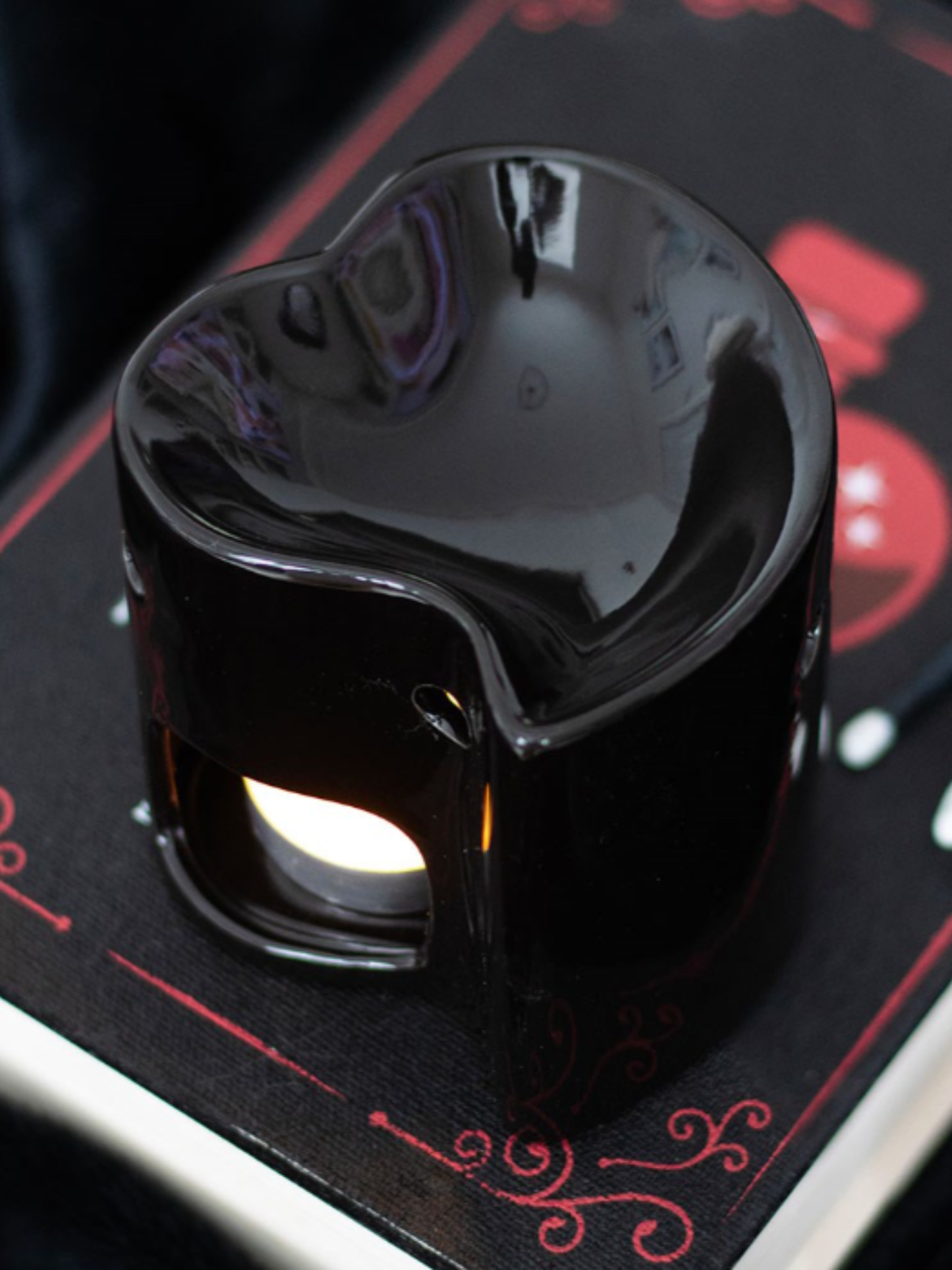 Brûle-Parfum Souffle d'Amour noir