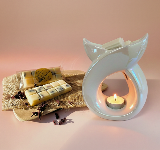 Duo Cocooning : Brûle-parfum Sirène & Tablette